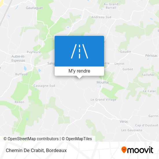 Chemin De Crabit plan