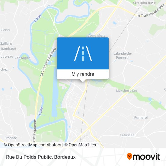 Rue Du Poids Public plan