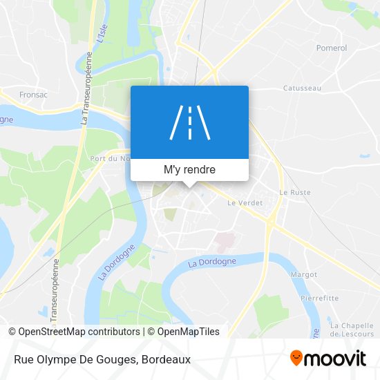 Rue Olympe De Gouges plan