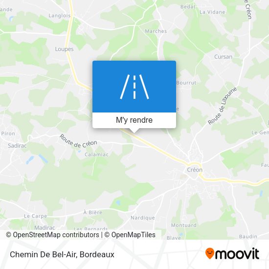 Chemin De Bel-Air plan