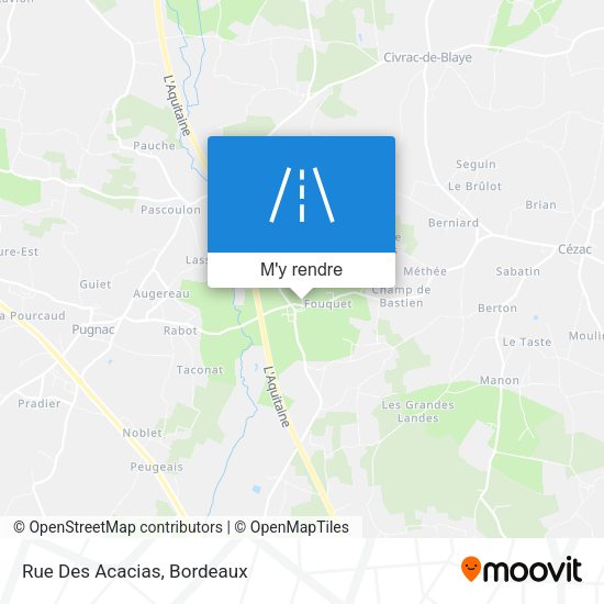 Rue Des Acacias plan