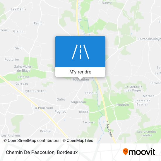 Chemin De Pascoulon plan