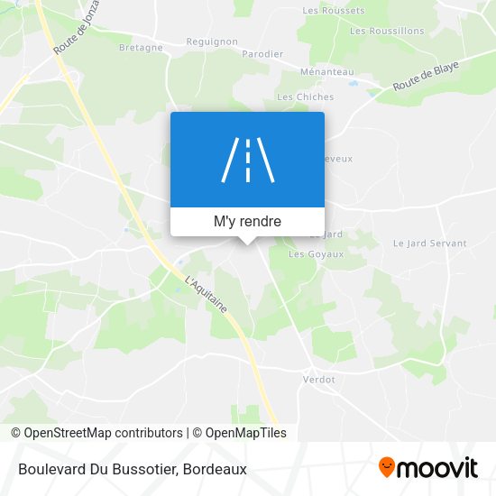 Boulevard Du Bussotier plan