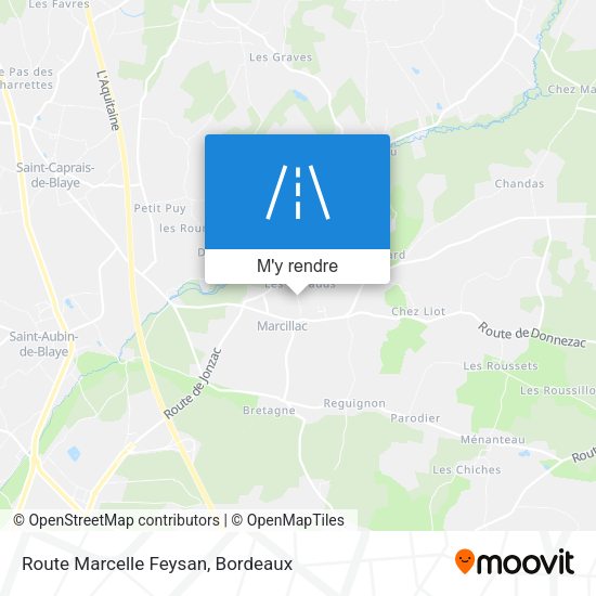Route Marcelle Feysan plan