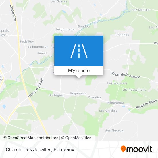 Chemin Des Joualles plan