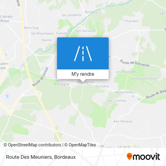Route Des Meuniers plan