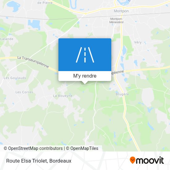 Route Elsa Triolet plan