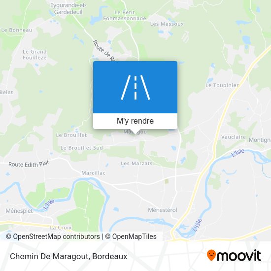 Chemin De Maragout plan