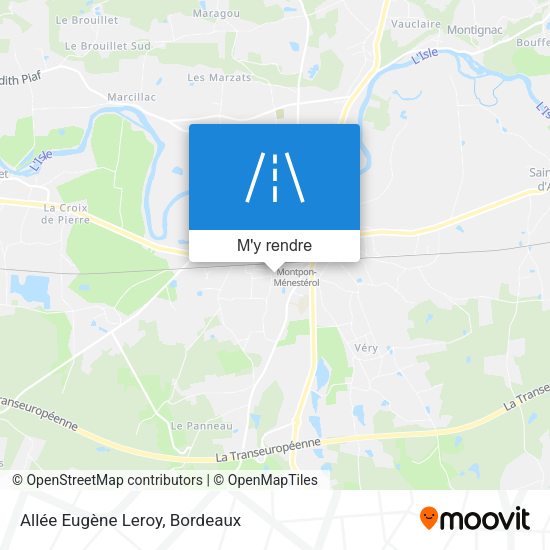 Allée Eugène Leroy plan