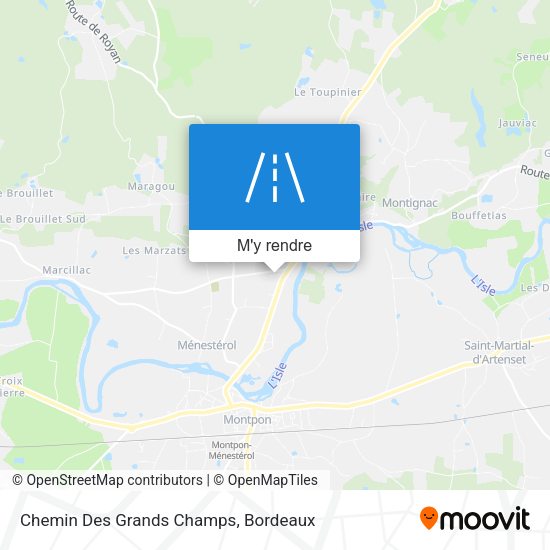 Chemin Des Grands Champs plan