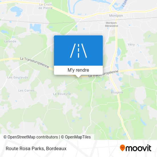 Route Rosa Parks plan