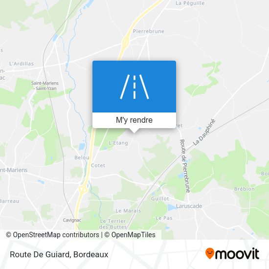 Route De Guiard plan