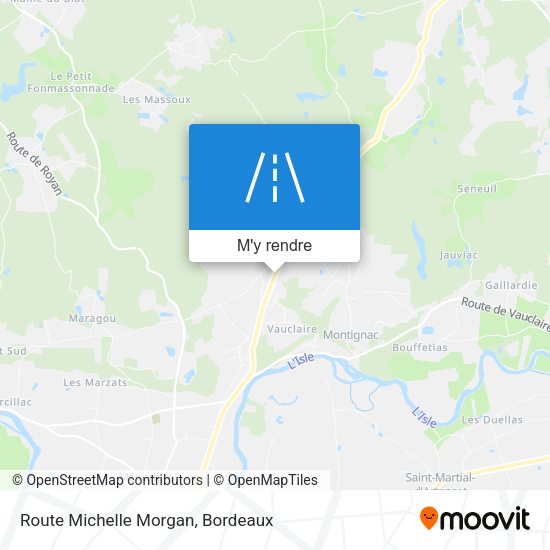 Route Michelle Morgan plan