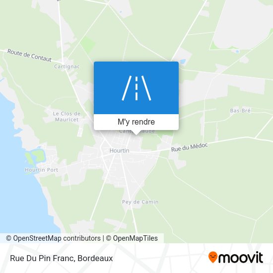 Rue Du Pin Franc plan