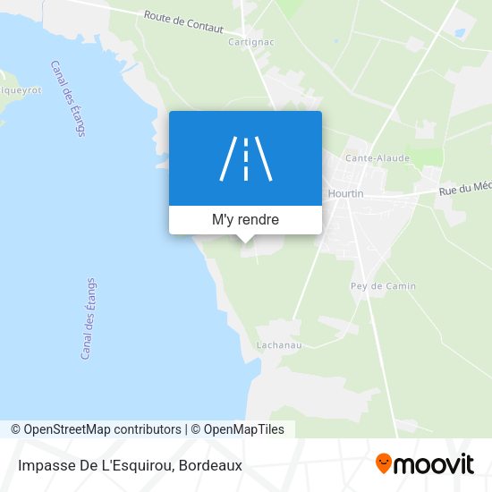 Impasse De L'Esquirou plan