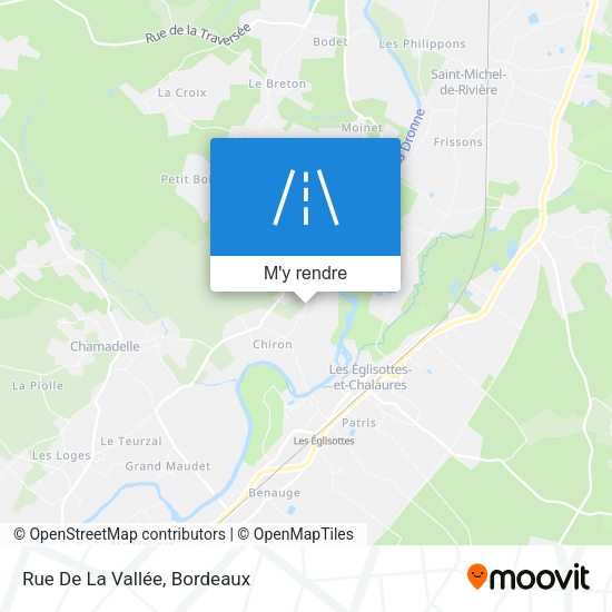 Rue De La Vallée plan