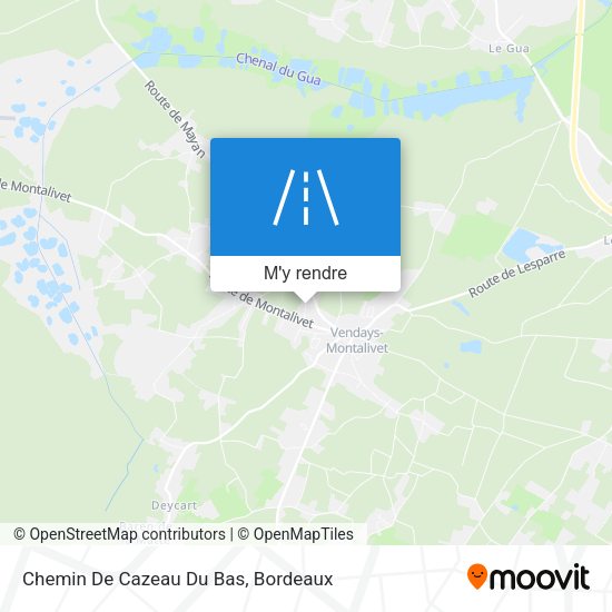 Chemin De Cazeau Du Bas plan