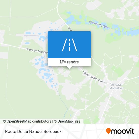 Route De La Naude plan