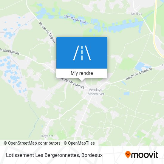 Lotissement Les Bergeronnettes plan