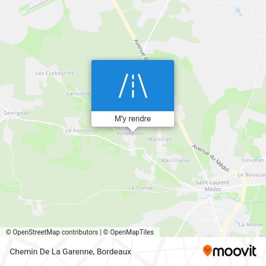Chemin De La Garenne plan