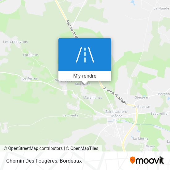 Chemin Des Fougères plan