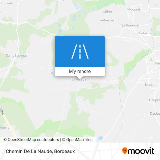 Chemin De La Naude plan