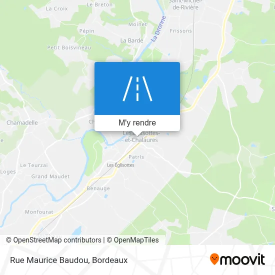 Rue Maurice Baudou plan