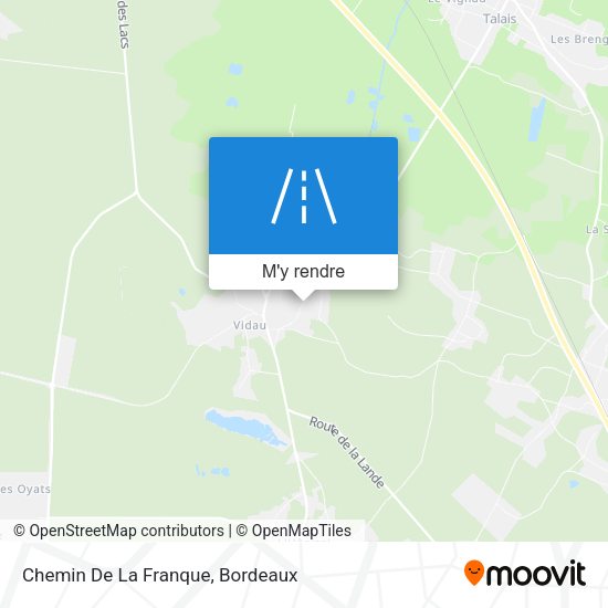Chemin De La Franque plan