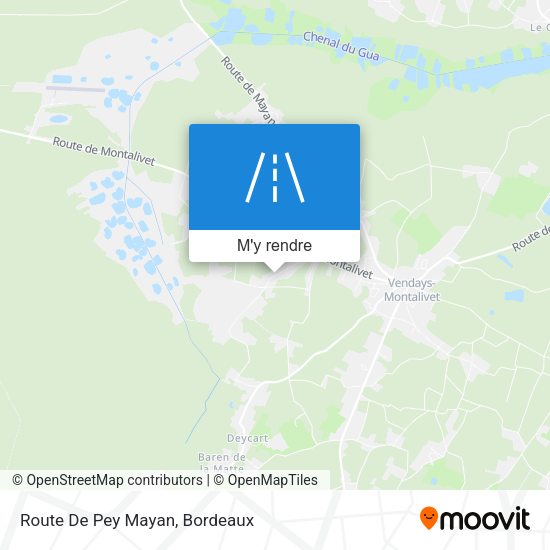 Route De Pey Mayan plan