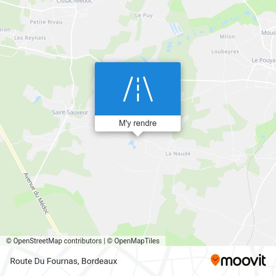 Route Du Fournas plan