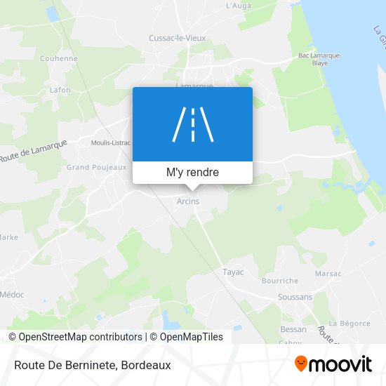 Route De Berninete plan