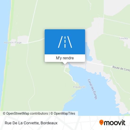 Rue De La Corvette plan