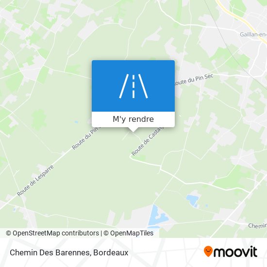 Chemin Des Barennes plan