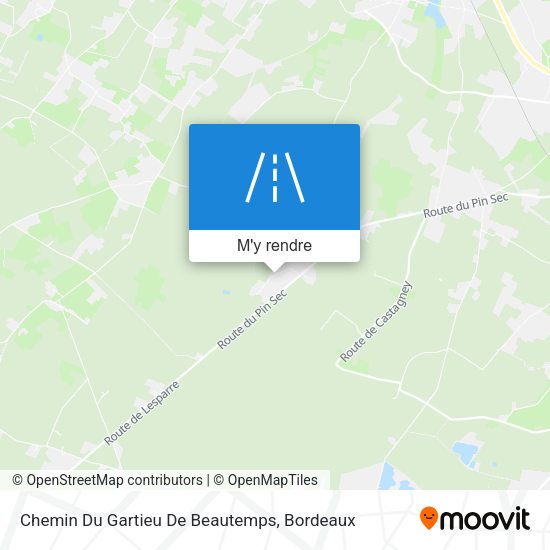 Chemin Du Gartieu De Beautemps plan