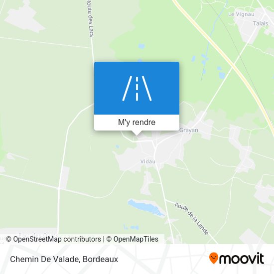 Chemin De Valade plan