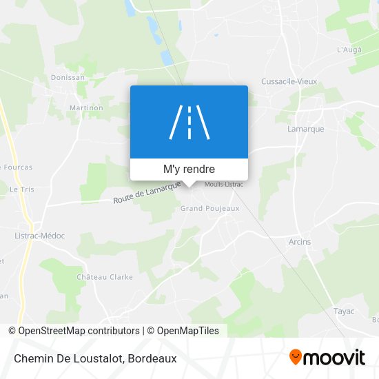 Chemin De Loustalot plan
