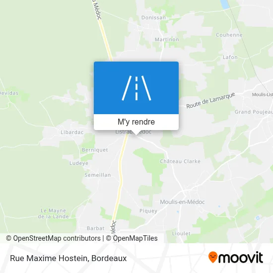 Rue Maxime Hostein plan