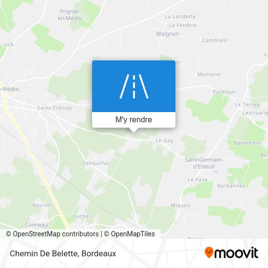 Chemin De Belette plan
