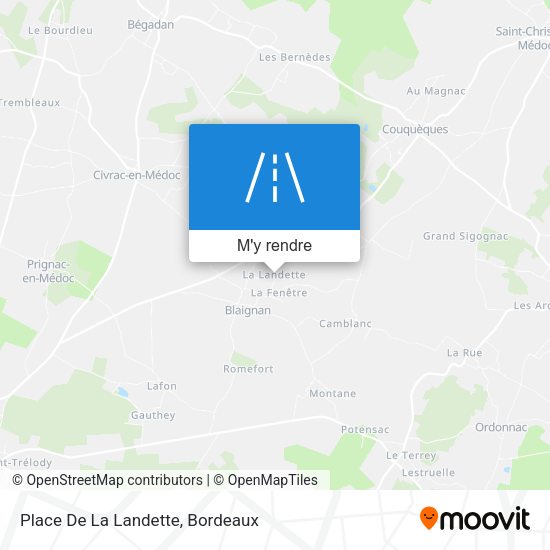 Place De La Landette plan