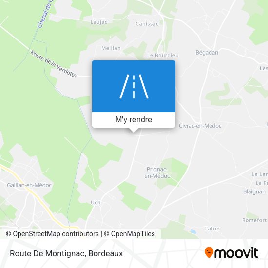 Route De Montignac plan