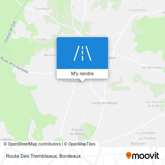 Route Des Trembleaux plan
