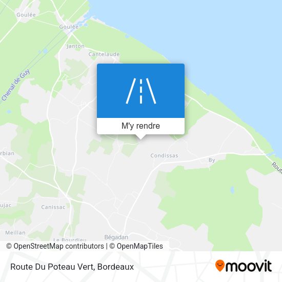 Route Du Poteau Vert plan