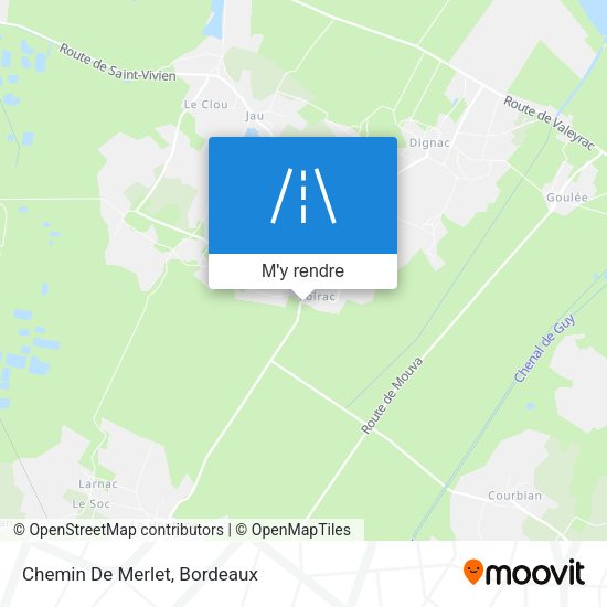 Chemin De Merlet plan