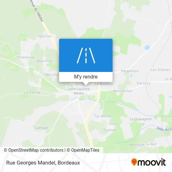 Rue Georges Mandel plan