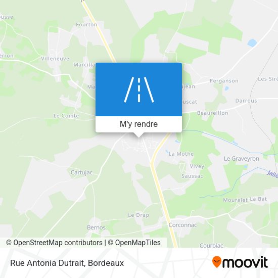 Rue Antonia Dutrait plan