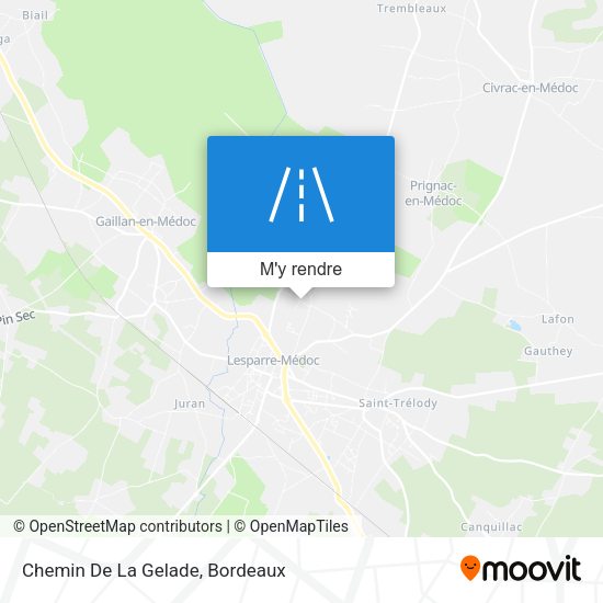 Chemin De La Gelade plan