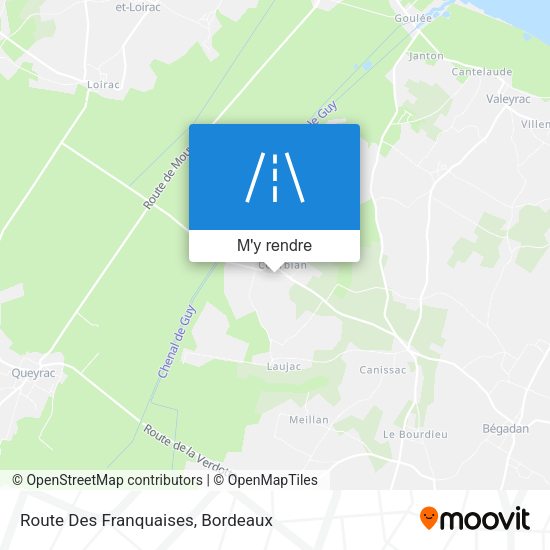 Route Des Franquaises plan