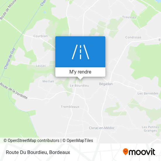 Route Du Bourdieu plan