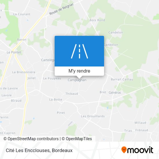 Cité Les Encclouses plan