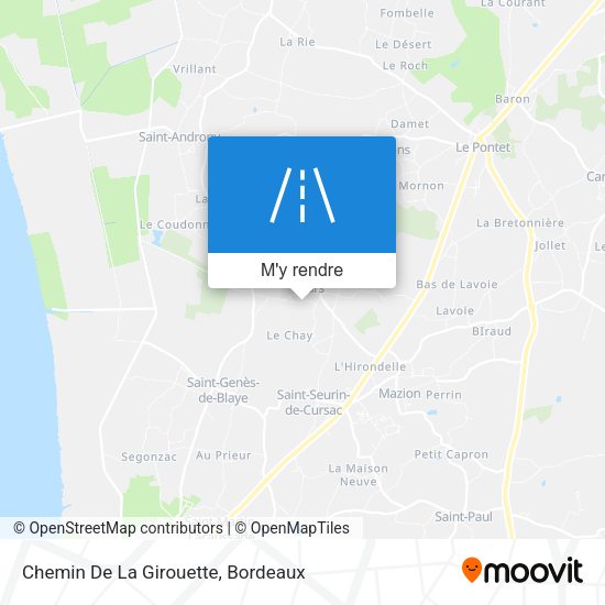 Chemin De La Girouette plan